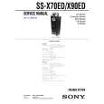 SONY SSX70ED Instrukcja Serwisowa