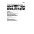 SONY GDM-1602 Instrukcja Obsługi