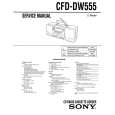 SONY CFDDW555 Instrukcja Serwisowa