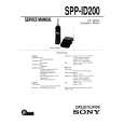 SONY SPPID200 Instrukcja Serwisowa