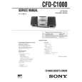SONY CFDC1000 Instrukcja Serwisowa