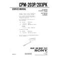 SONY CPM203P Katalog Części